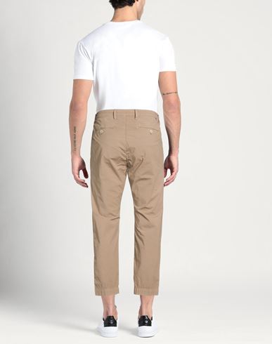 Man Pants Khaki Size 32 Cotton, Elastane
