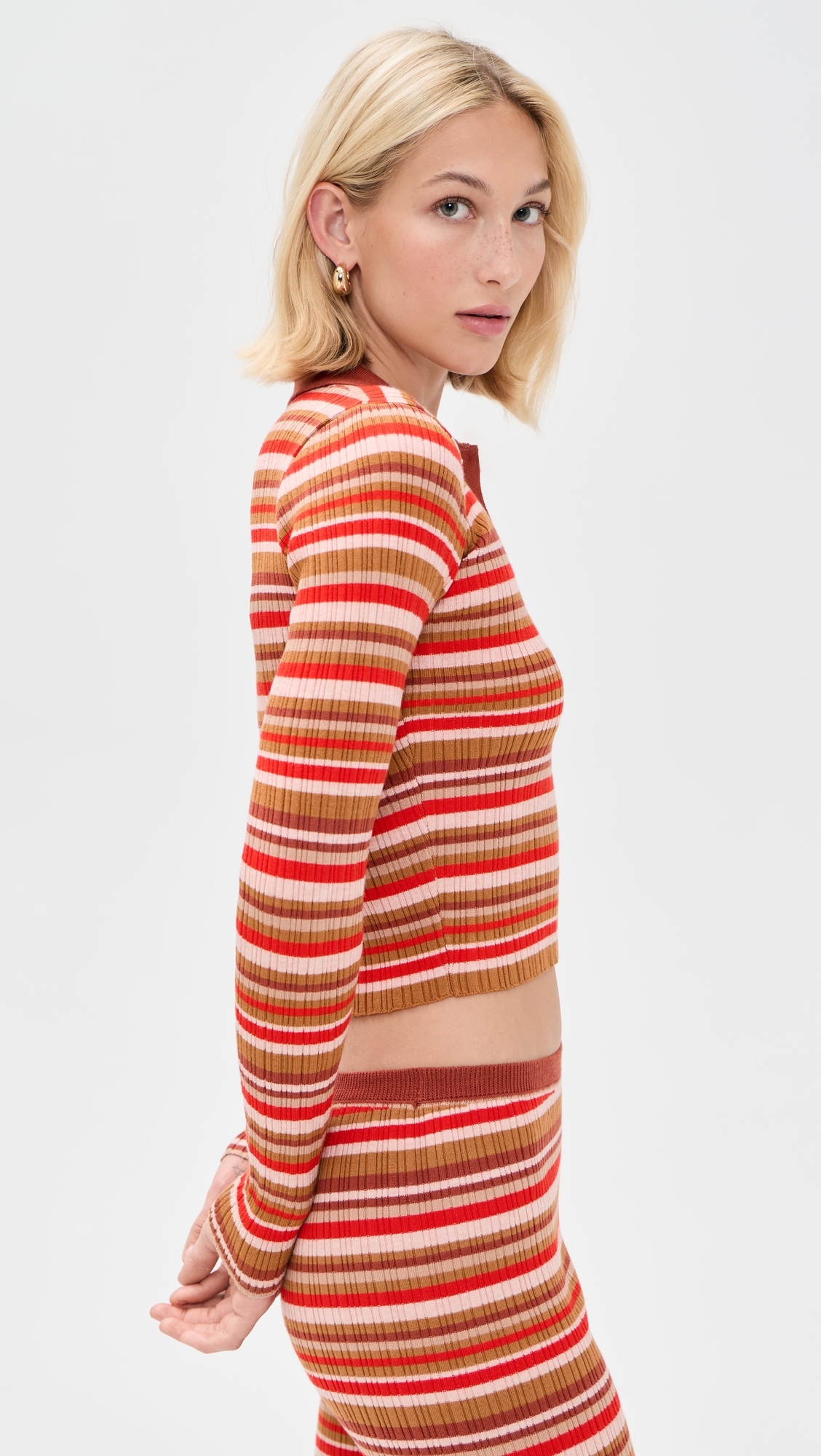 Jack Polo Shirt Bayadere Rib Stripes L