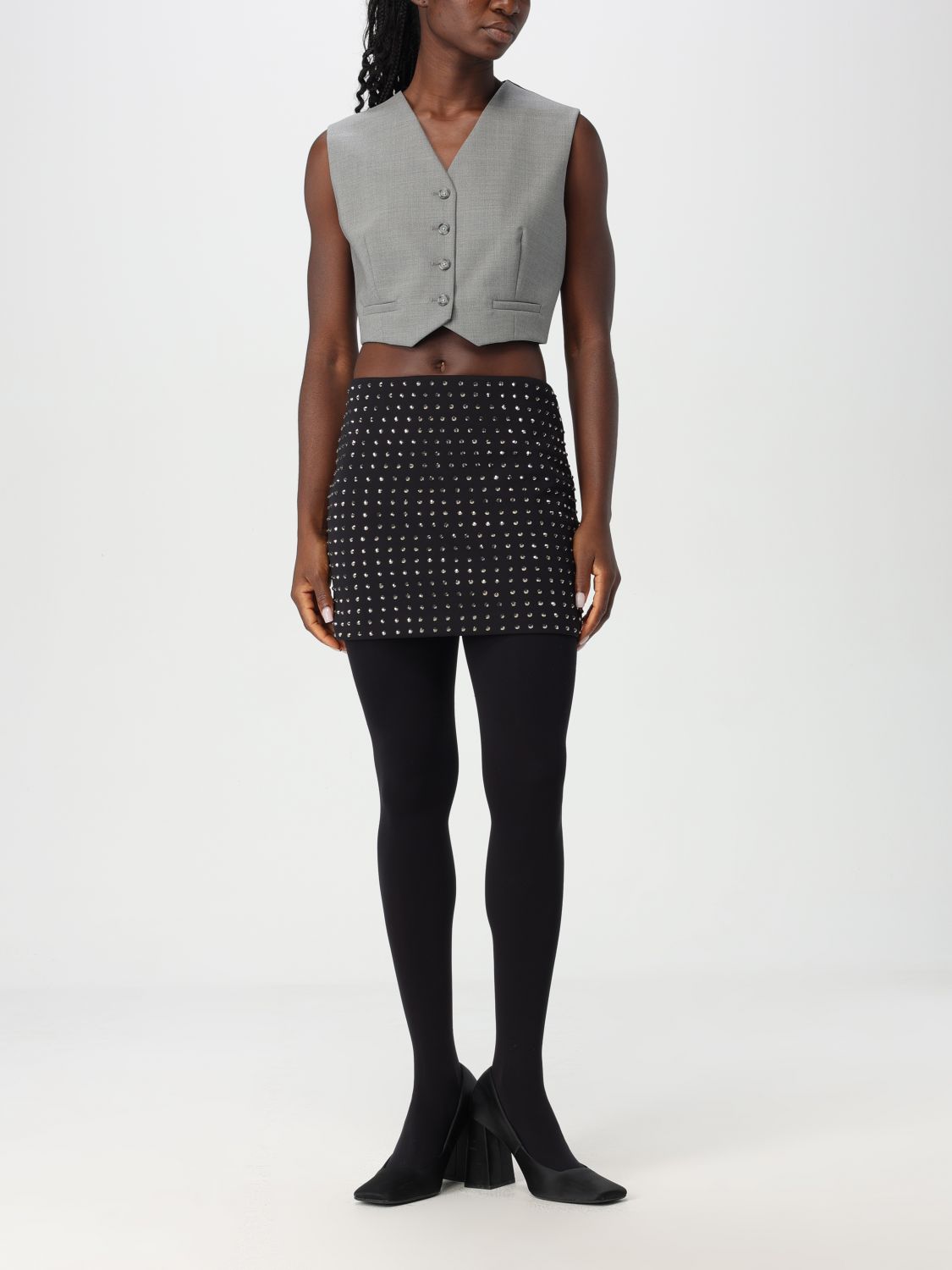 Waistcoat Woman color Grey