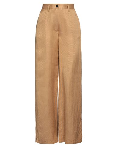 Forte_forte Woman Pants Camel Size 0 Viscose, Cotton, Linen