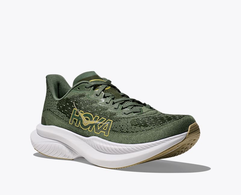 HOKA Men's Mach 6 Shoes in Succulent/Fern