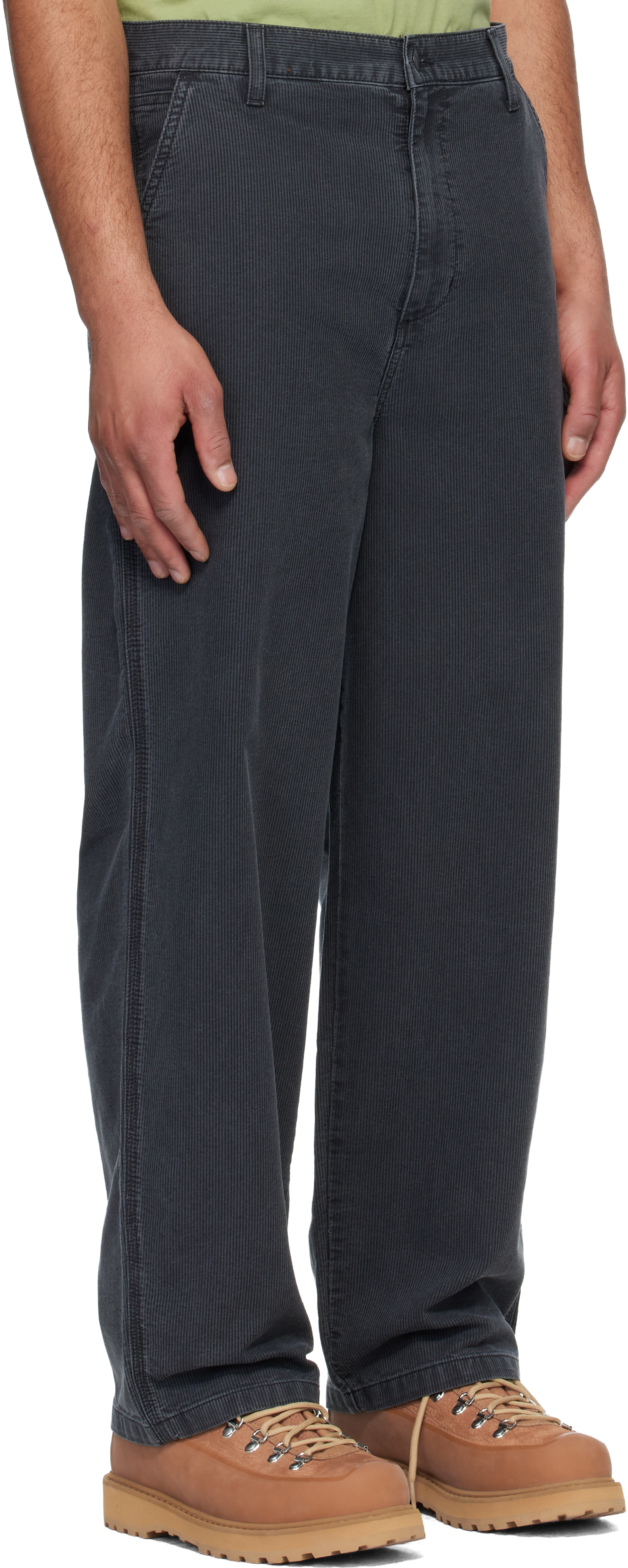 Black Parrish Corduroy Trousers