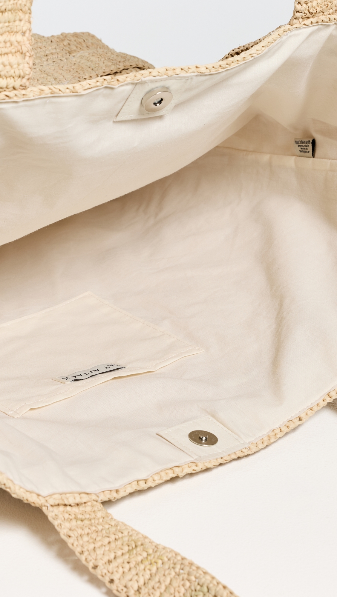 The Original Straw Traveler Tote Natural One Size