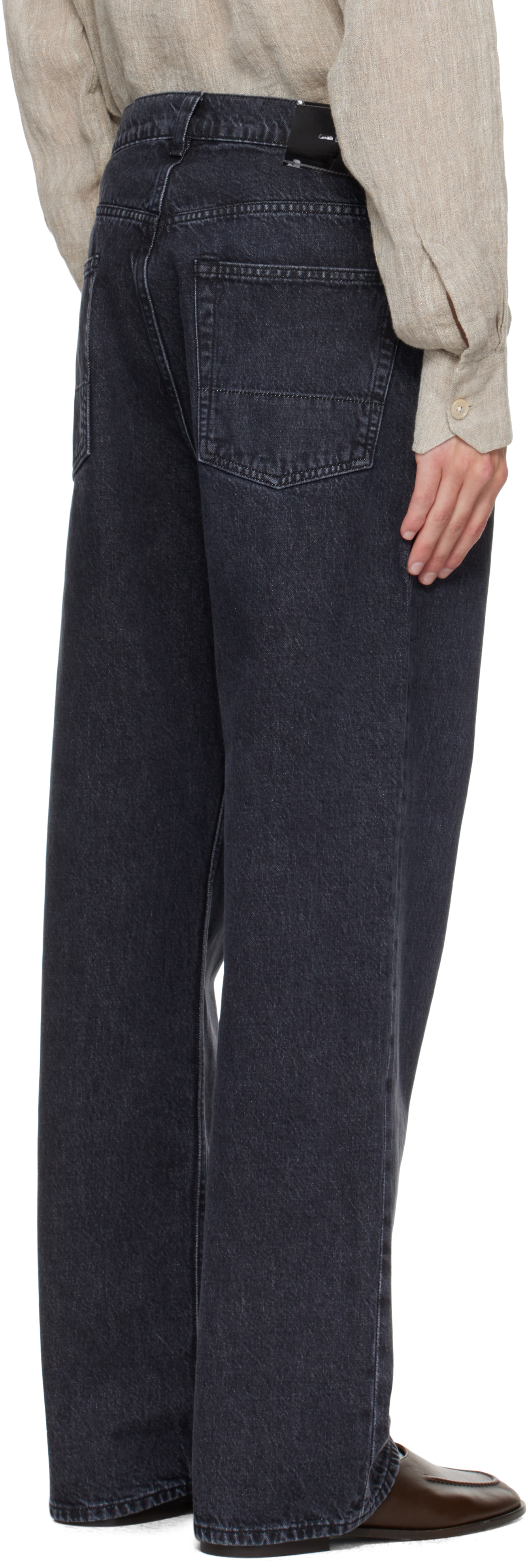 Gray Third Cut Jeans
