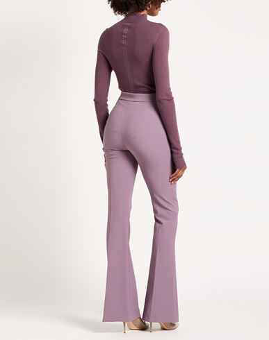 Woman Pants Lilac Size 10 Polyester, Elastane