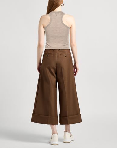 Woman Tank top Sand Size 2 Virgin Wool, Polyamide, Elastane
