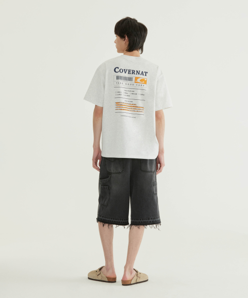 Supima Label Graphic T-Shirt White