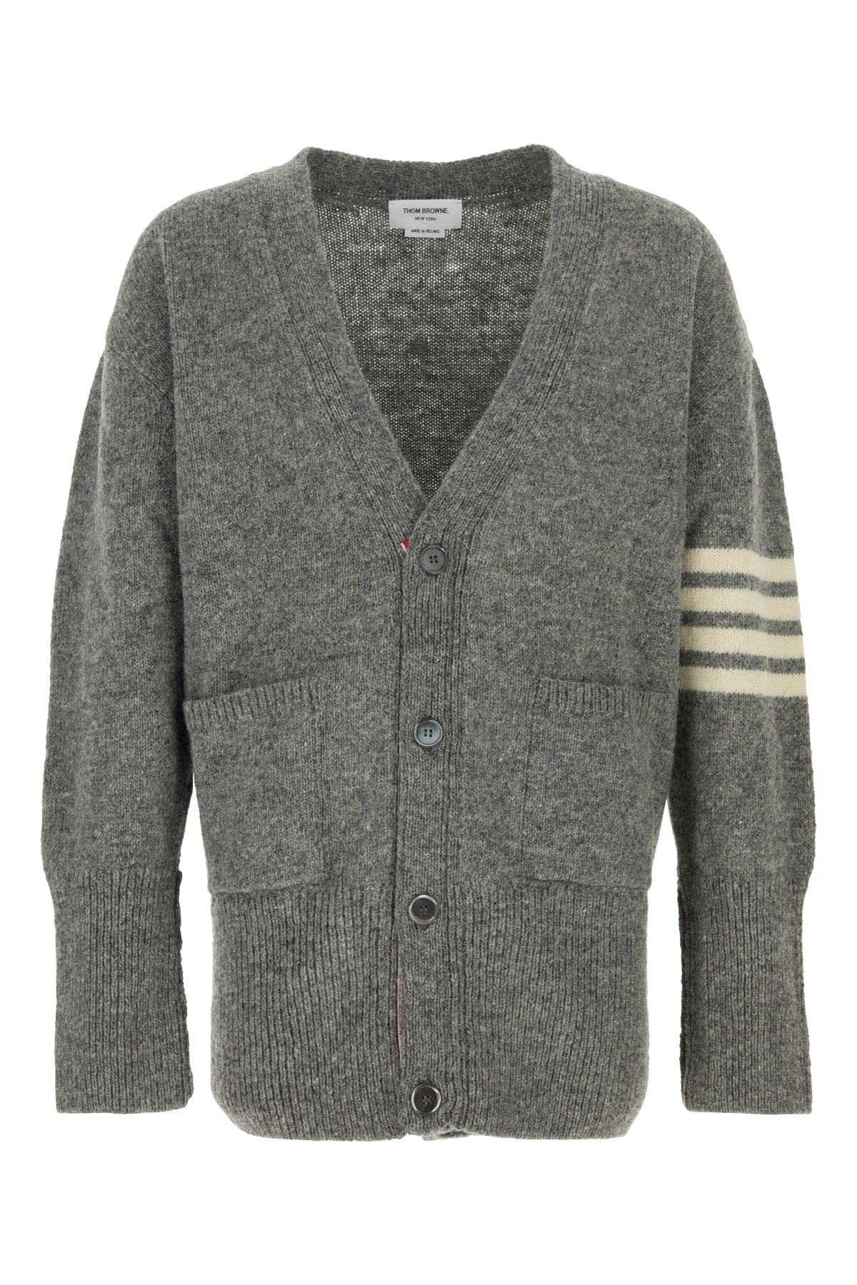 Stitchexaggerated Cardigan — Gray