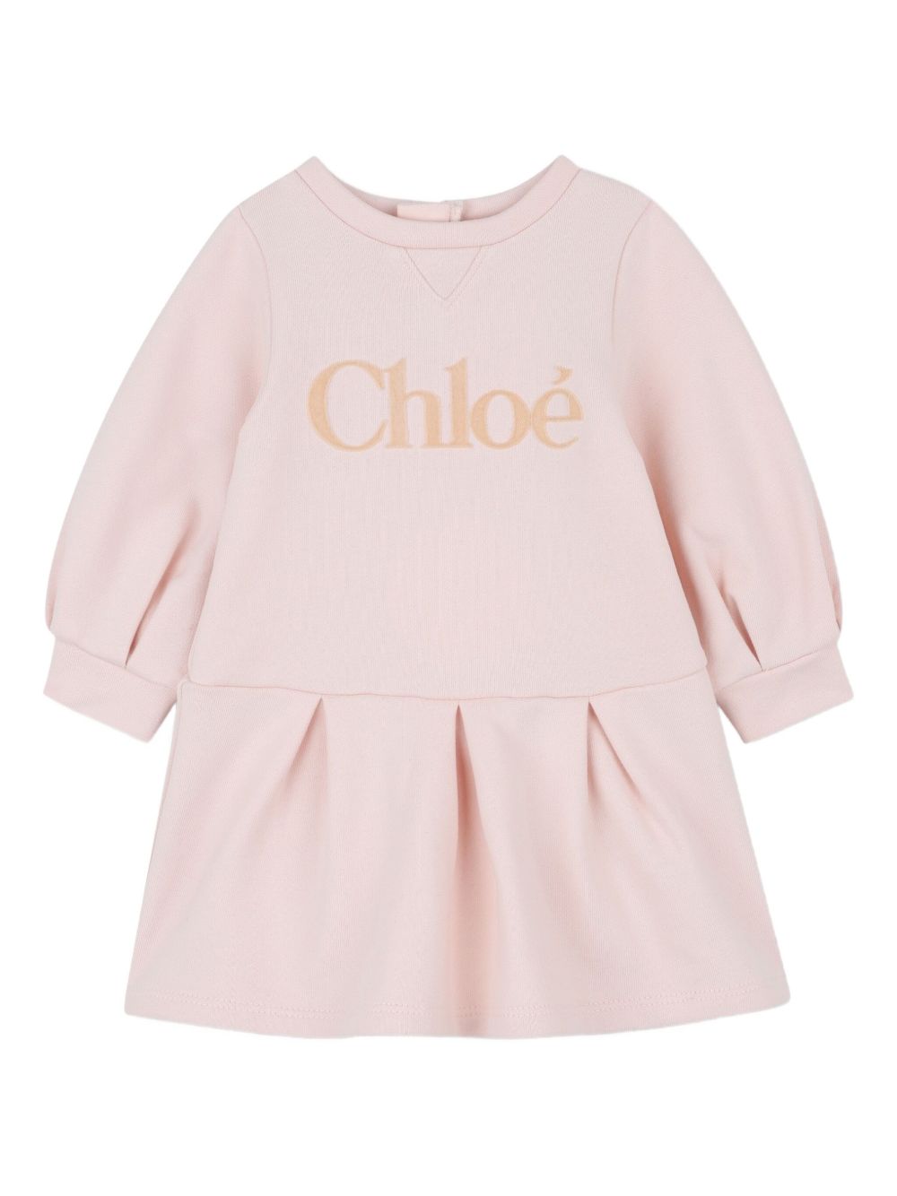 Logo-print dress - Pink