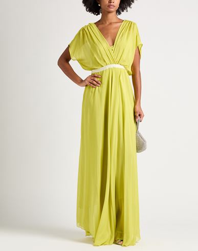 Forte_forte Woman Maxi dress Lime green Size 0 Silk