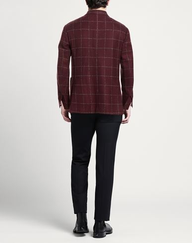 Man Blazer Burgundy Size 40 Cashmere