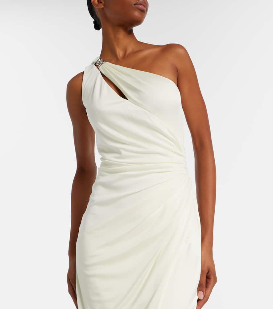 Medusa '95 gathered jersey gown