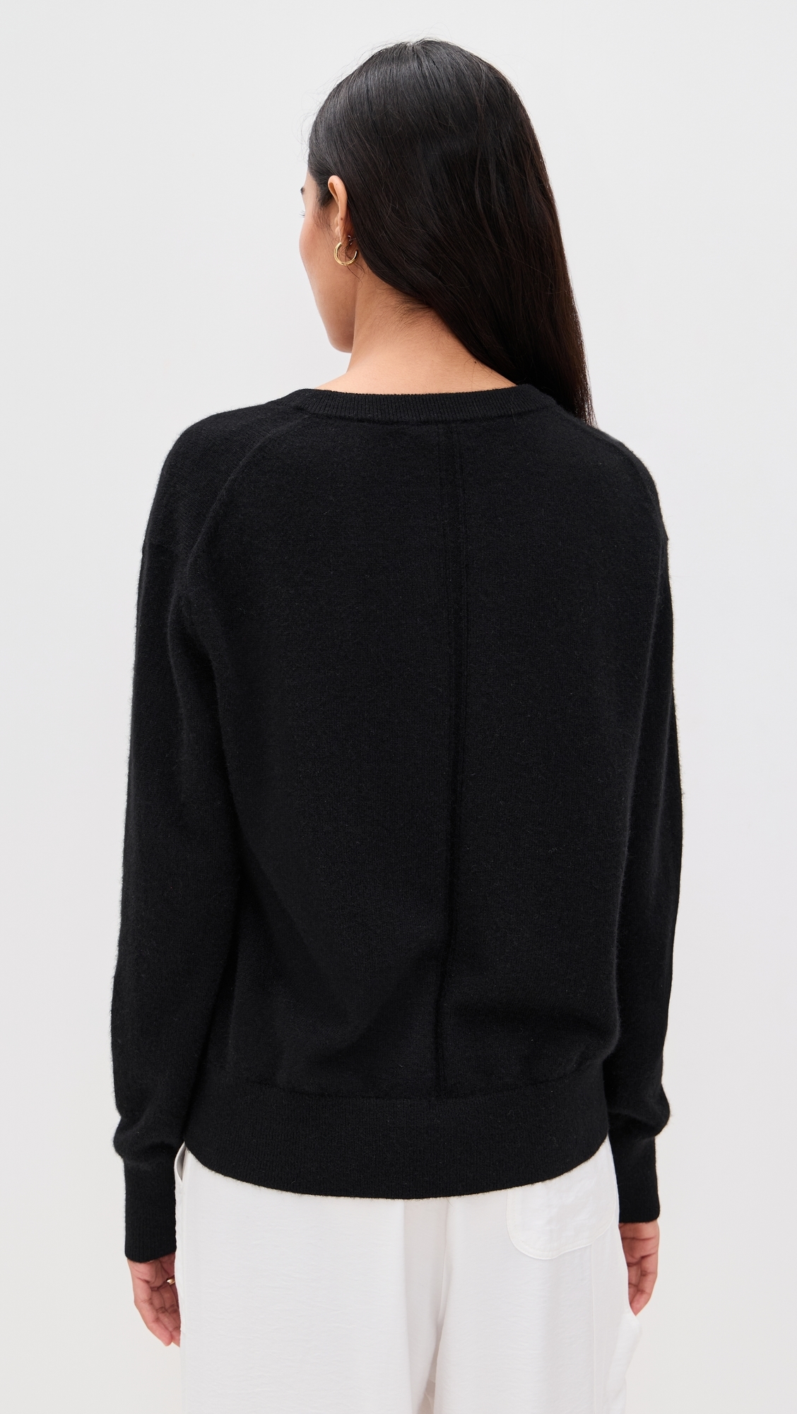 Cashmere V Neck Pullover Black