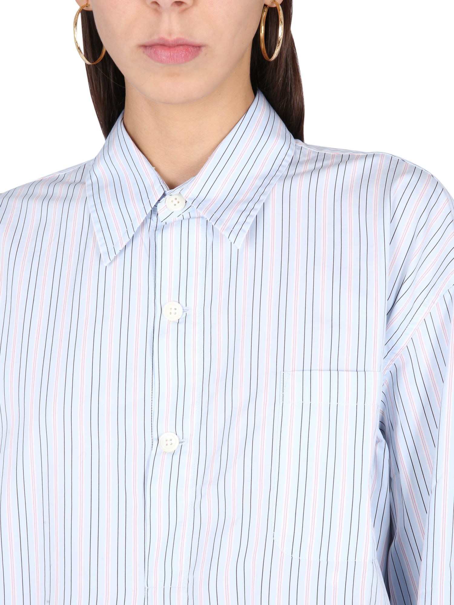 Shirt With Stripe Pattern