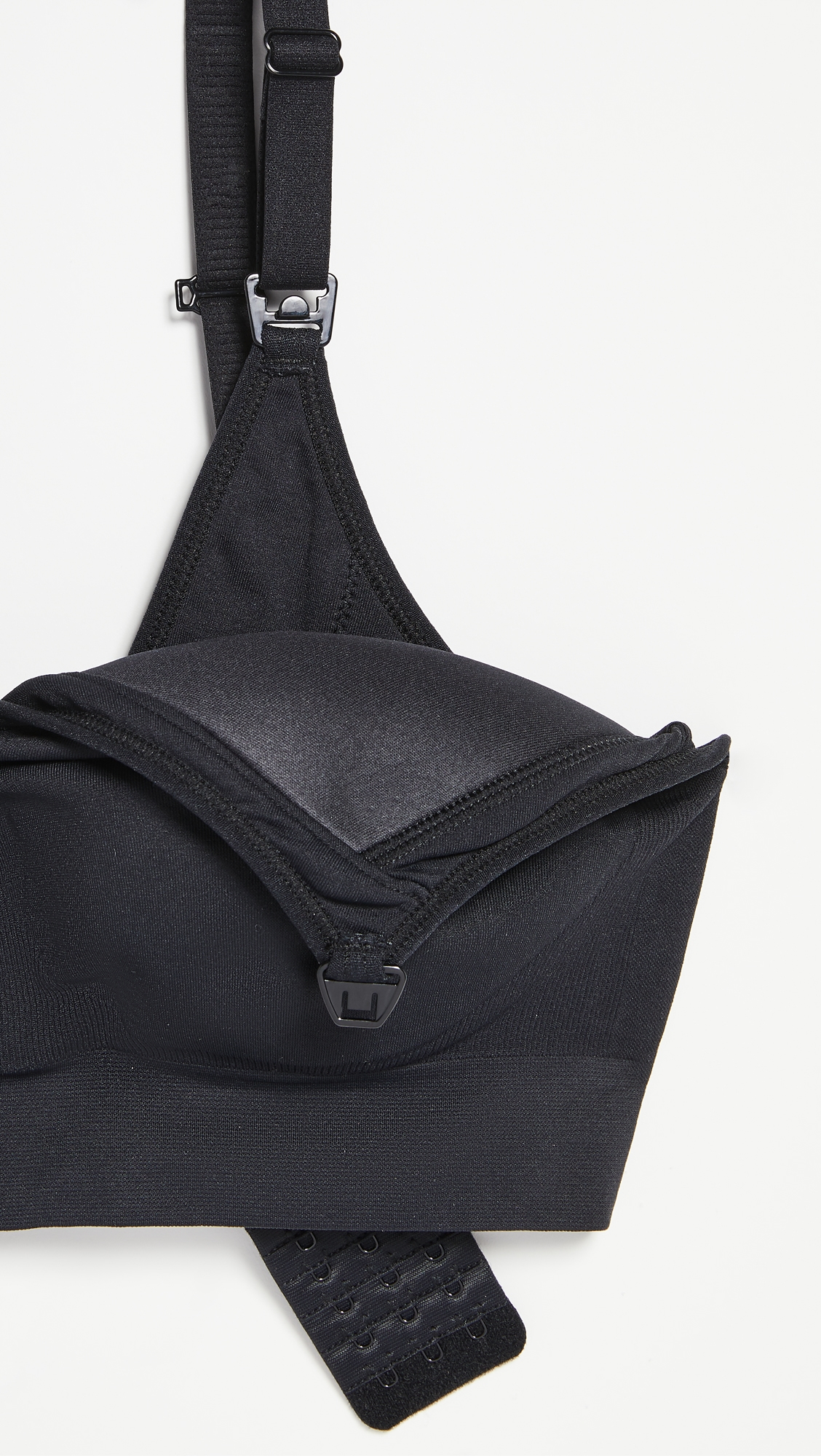 Cooling Nursing Pumping Bra Black