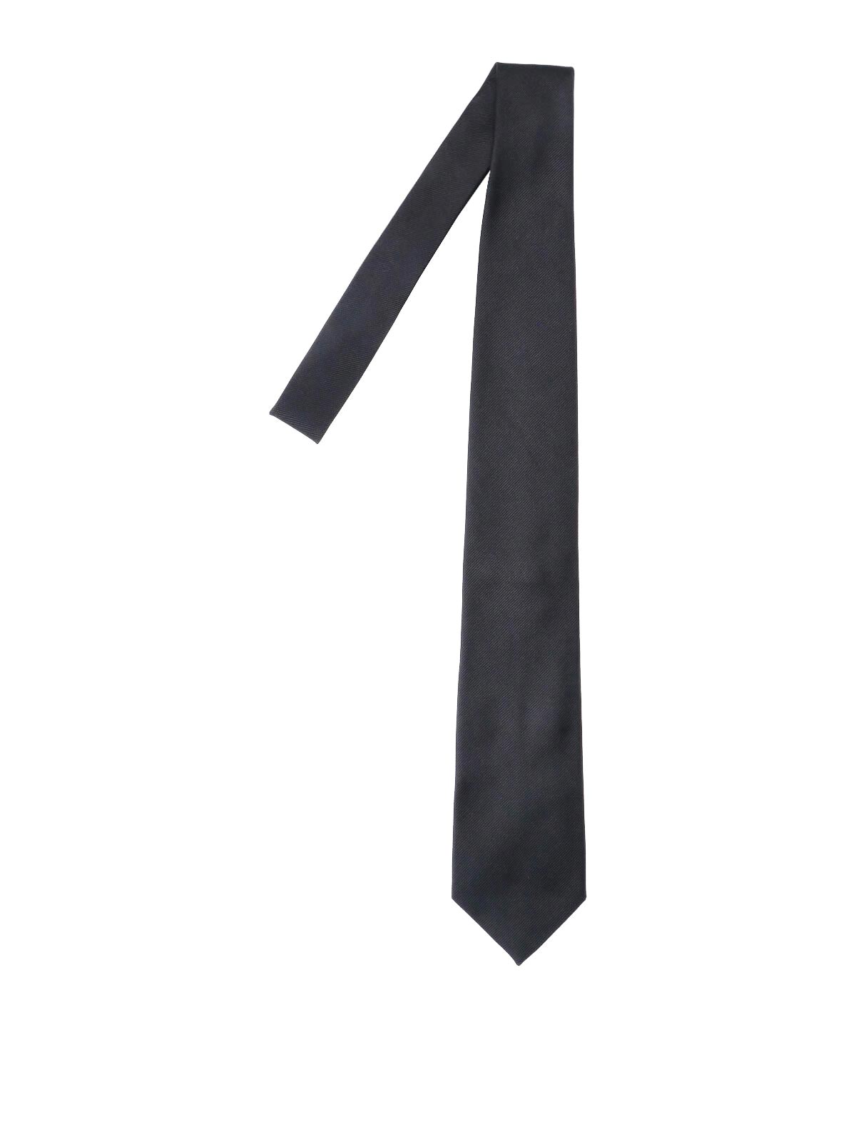 Cravatta Black Silk Papillon And Ties - Men