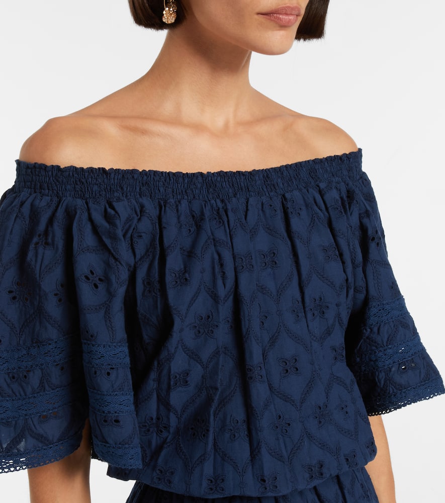 Micha broderie anglaise cotton minidress