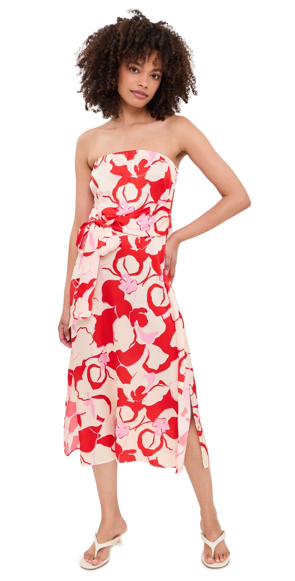 Damalis Dress Abstract Orchid