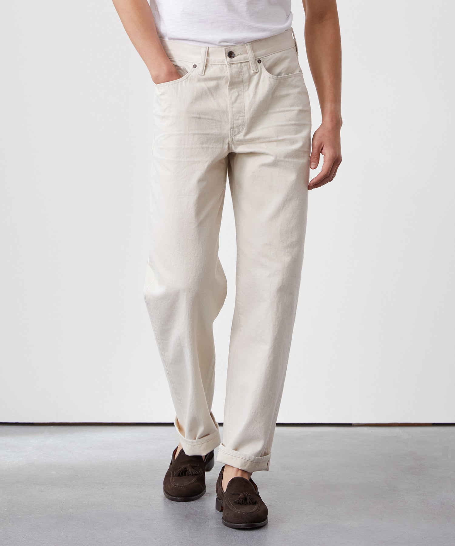 Relaxed Lightweight Japanese Selvedge Jean in Canvas