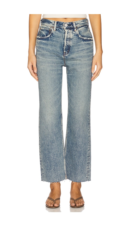 Moussy Vintage Plainedge Wide Straight in Blue. -  32 also in 24, 25, 26, 27, 28, 29
