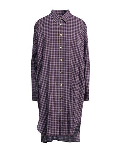 Woman Midi dress Purple Size S Cotton, Elastane