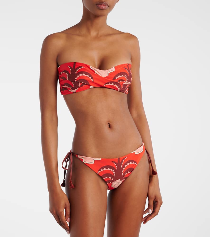 Sagrado printed low-rise bikini bottoms