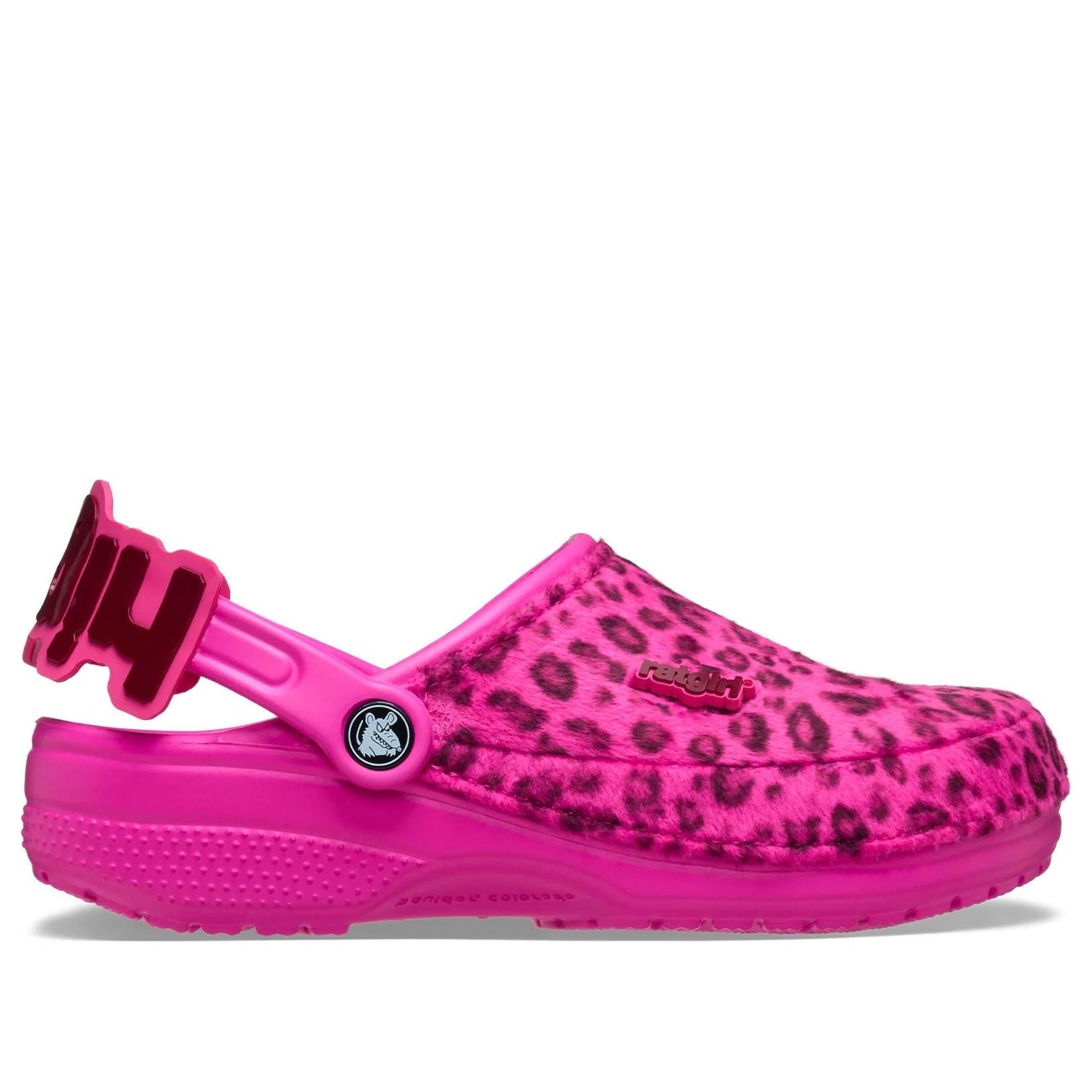(WMNS) x Stray Rats Classic Clog 'Blurry Pink Leopard Print'