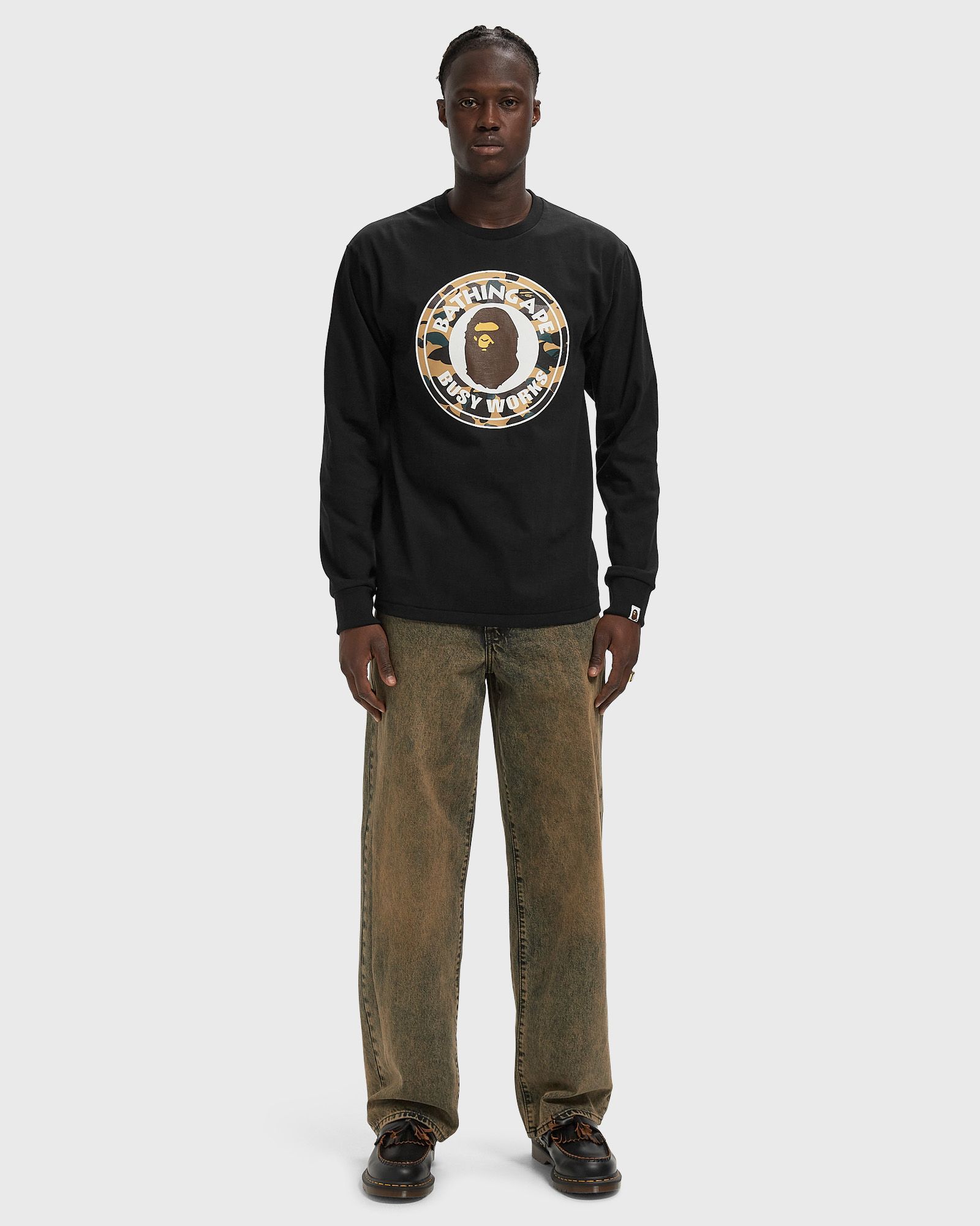 1ST CAMO BUSY WORKS LS TEE