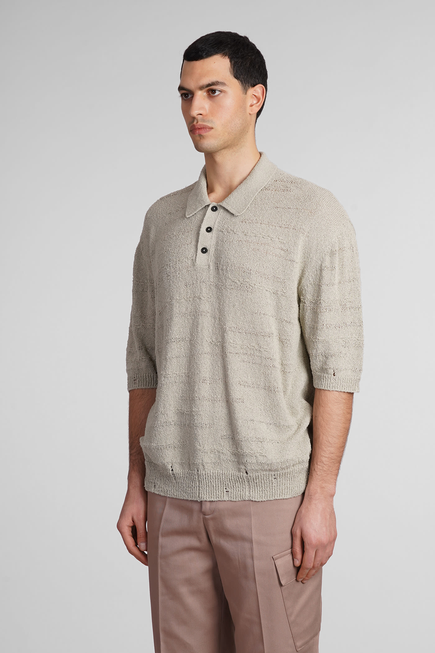 Adam Vest In Green Cotton