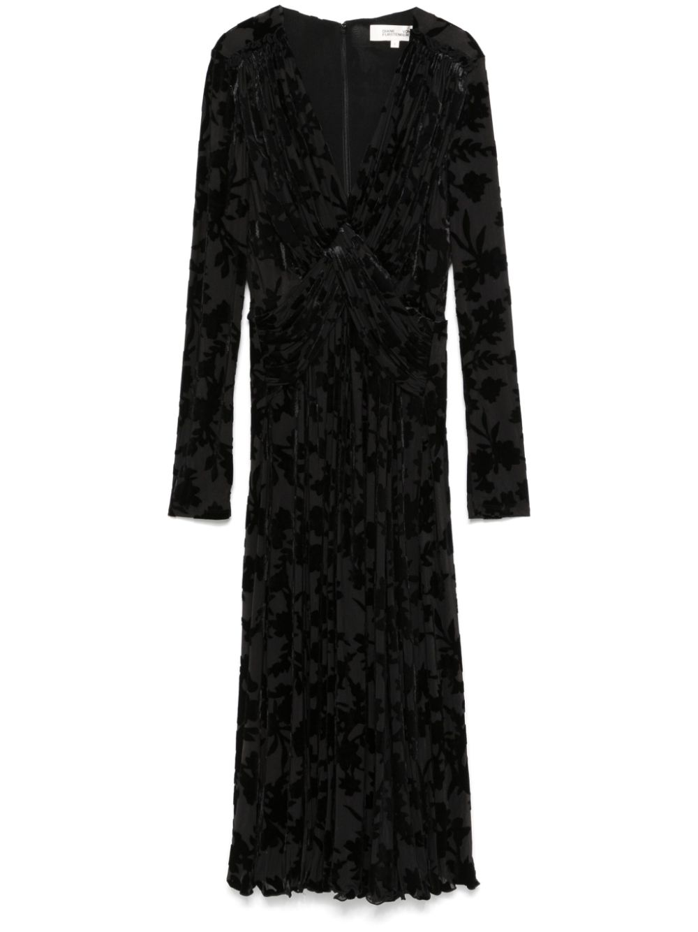 Strand midi dress - Black