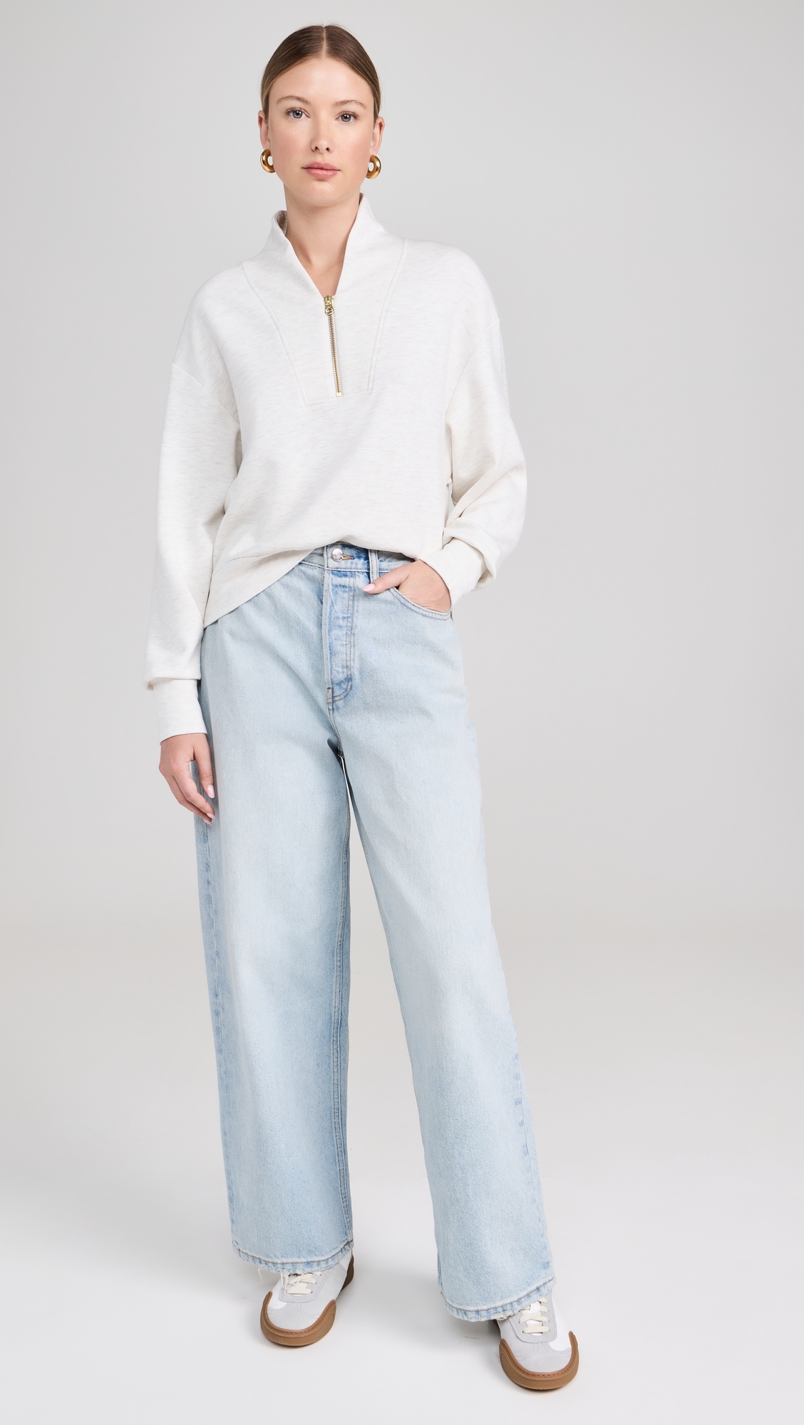 Davidson Sweatshirt Ivory Marl