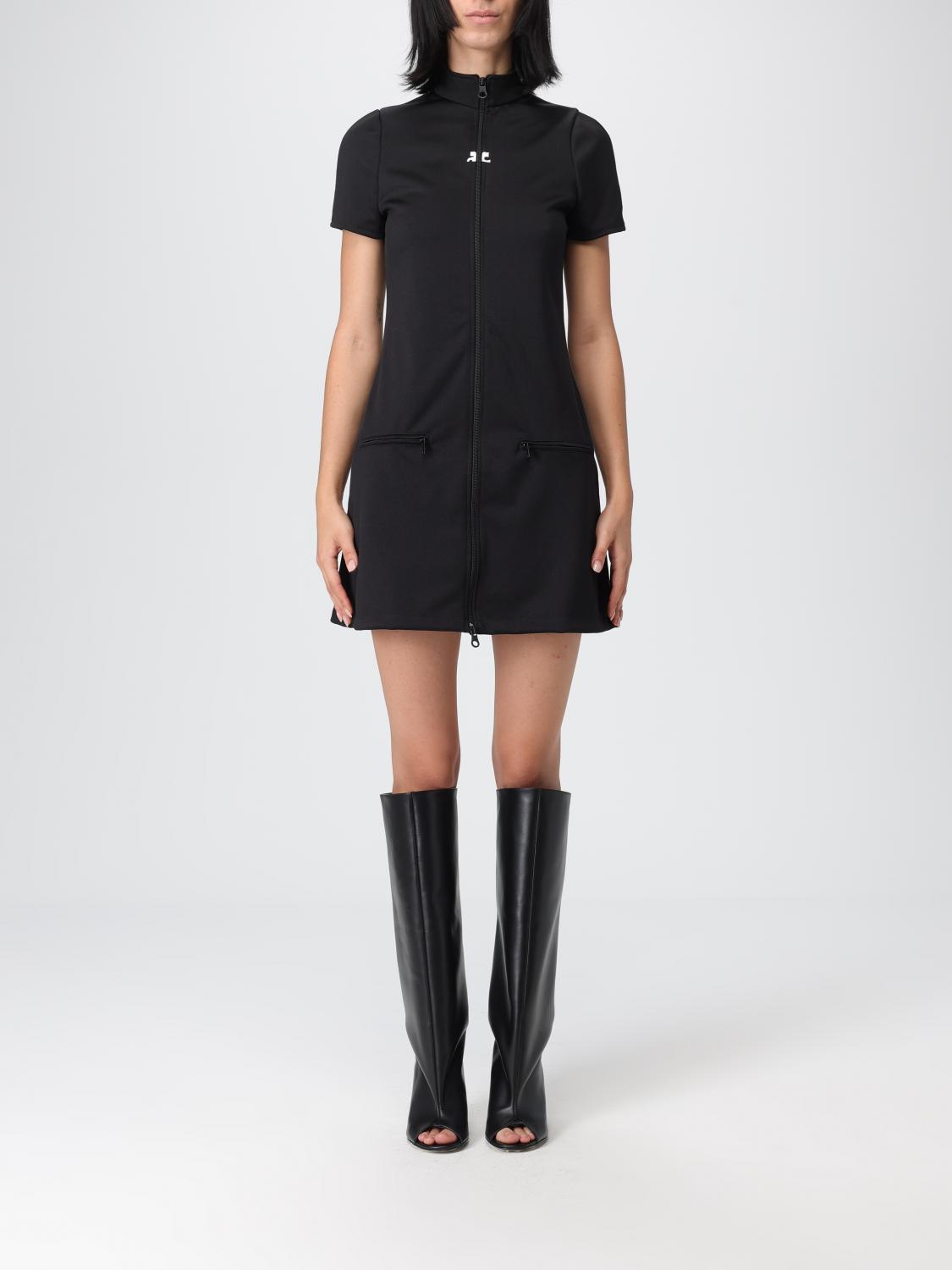 Dress COURRÈGES Woman color Black