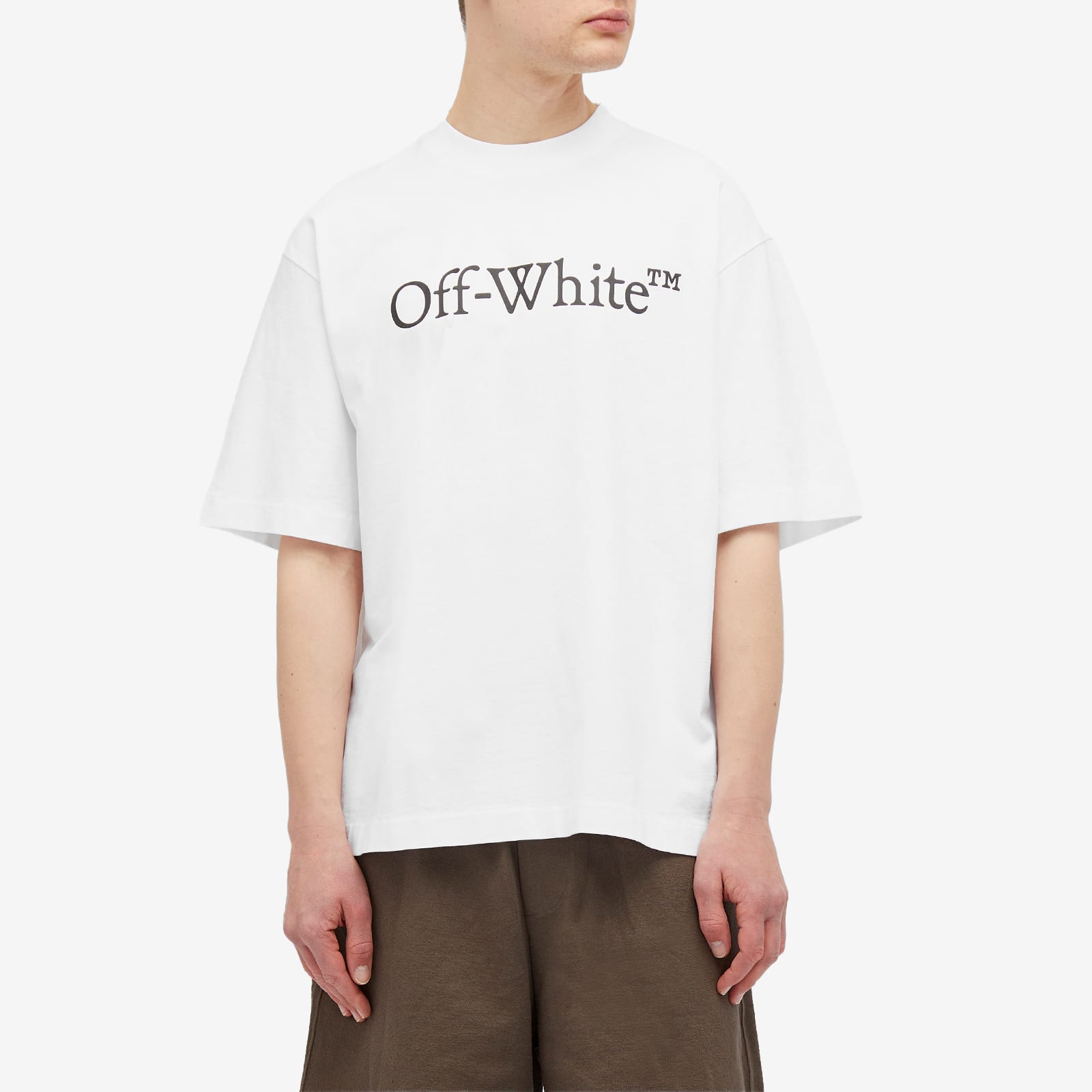 Men's Bookish Skate T-Shirt in White, Size X-Small