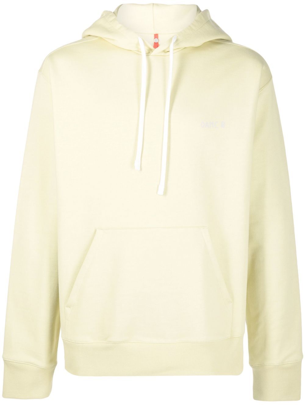 Abstract-print hoodie - White