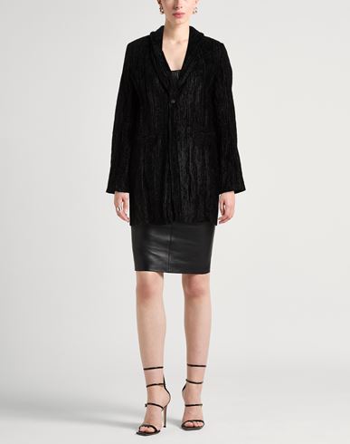 Woman Blazer Black Size 2 Viscose, Polyamide