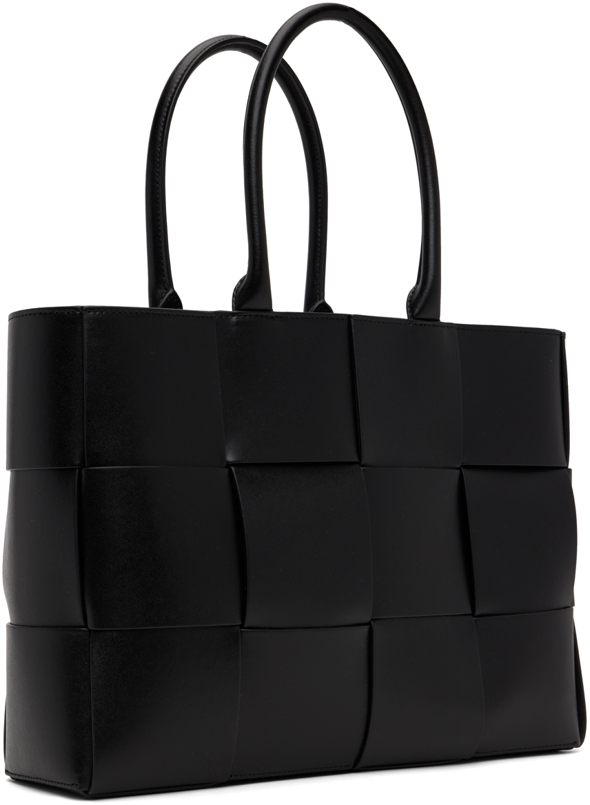Black Medium Arco Tote Bag