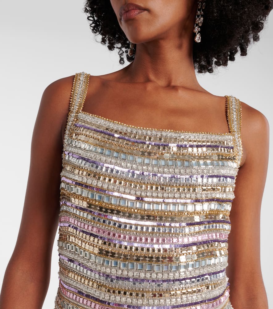 Nancy embellished minidress