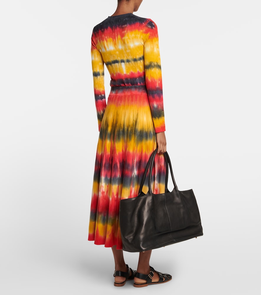 Gabriela Hearst Ella tie-dye cashmere and silk maxi skirt