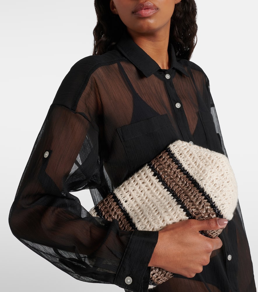 Mika mesh shirt dress