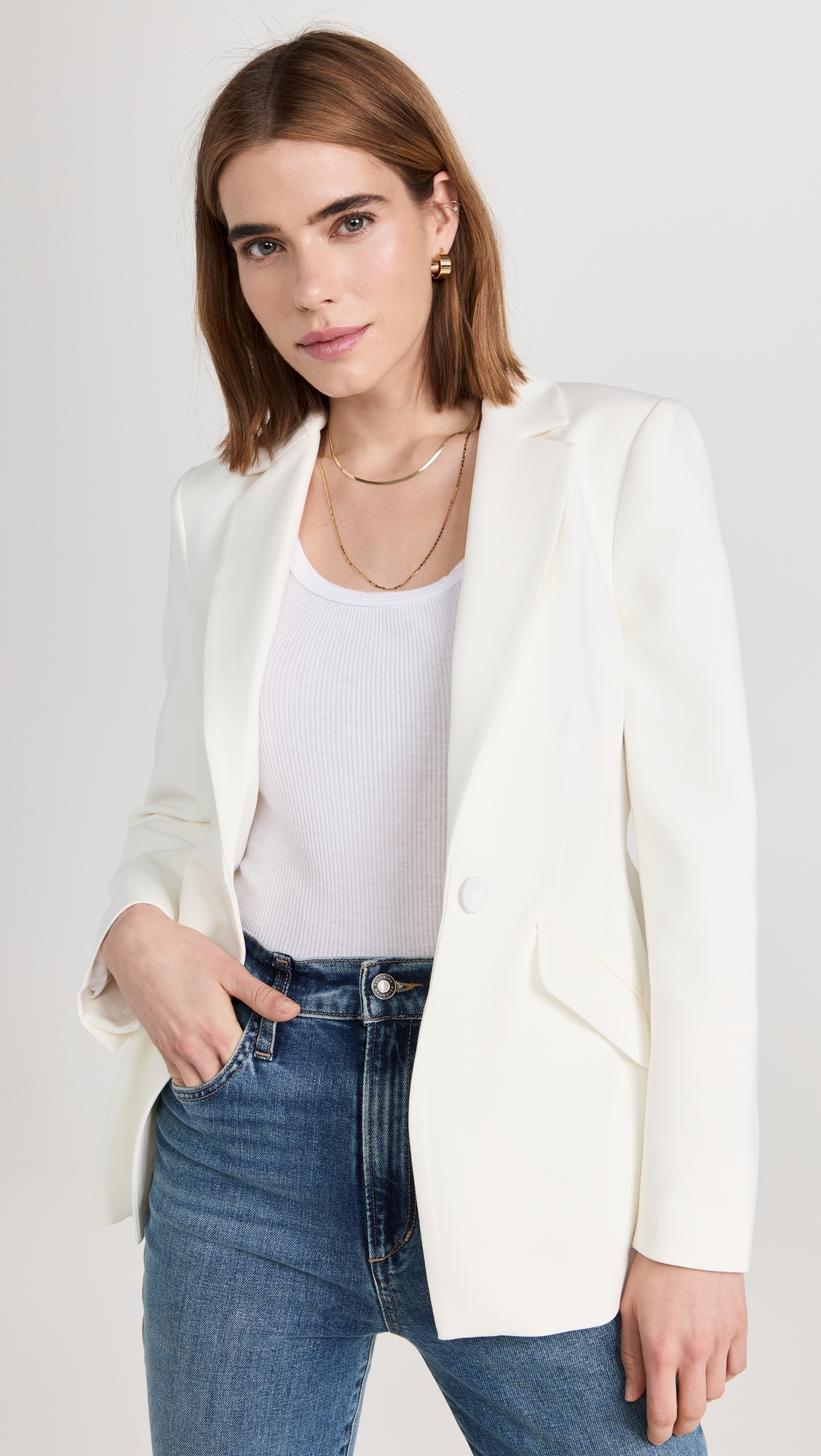 The Favorite Blazer Ivory