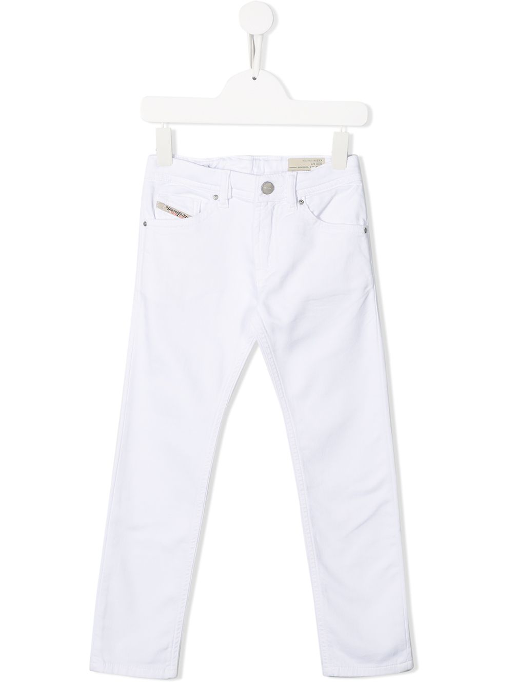 Kids slim-fit jeans - White