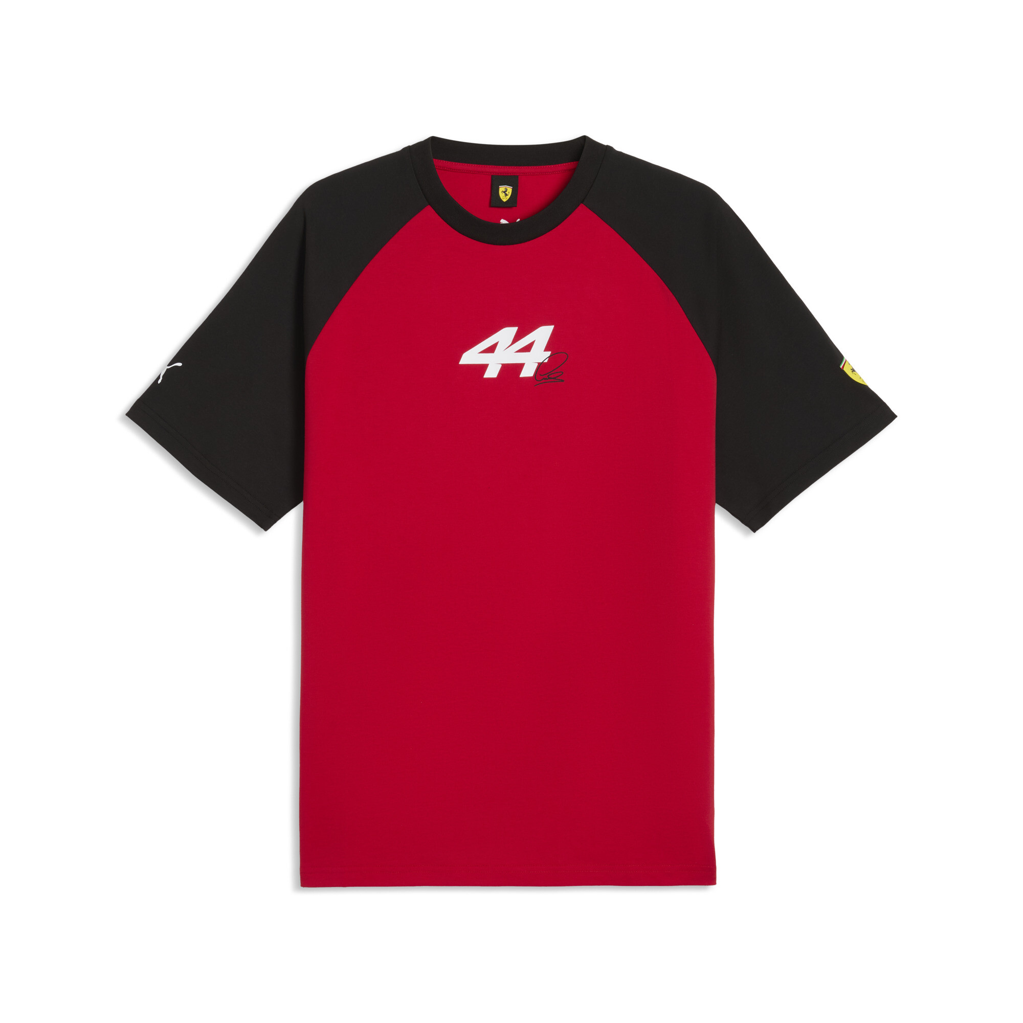 PUMA Scuderia Ferrari Men's Lewis Hamilton T-Shirt in Red