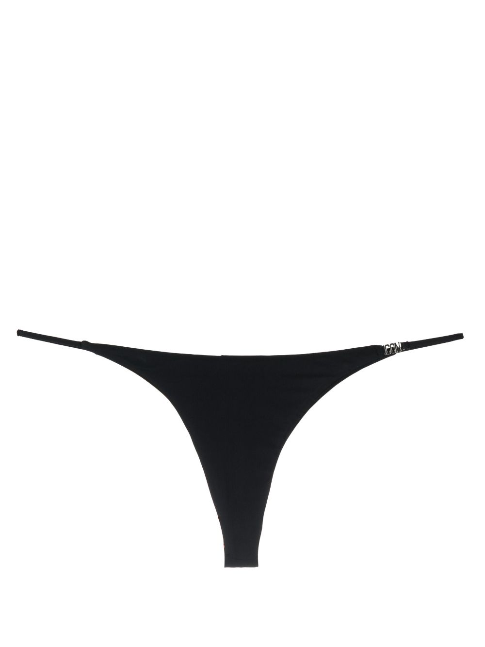 Icon-plaque bikini bottoms - Black