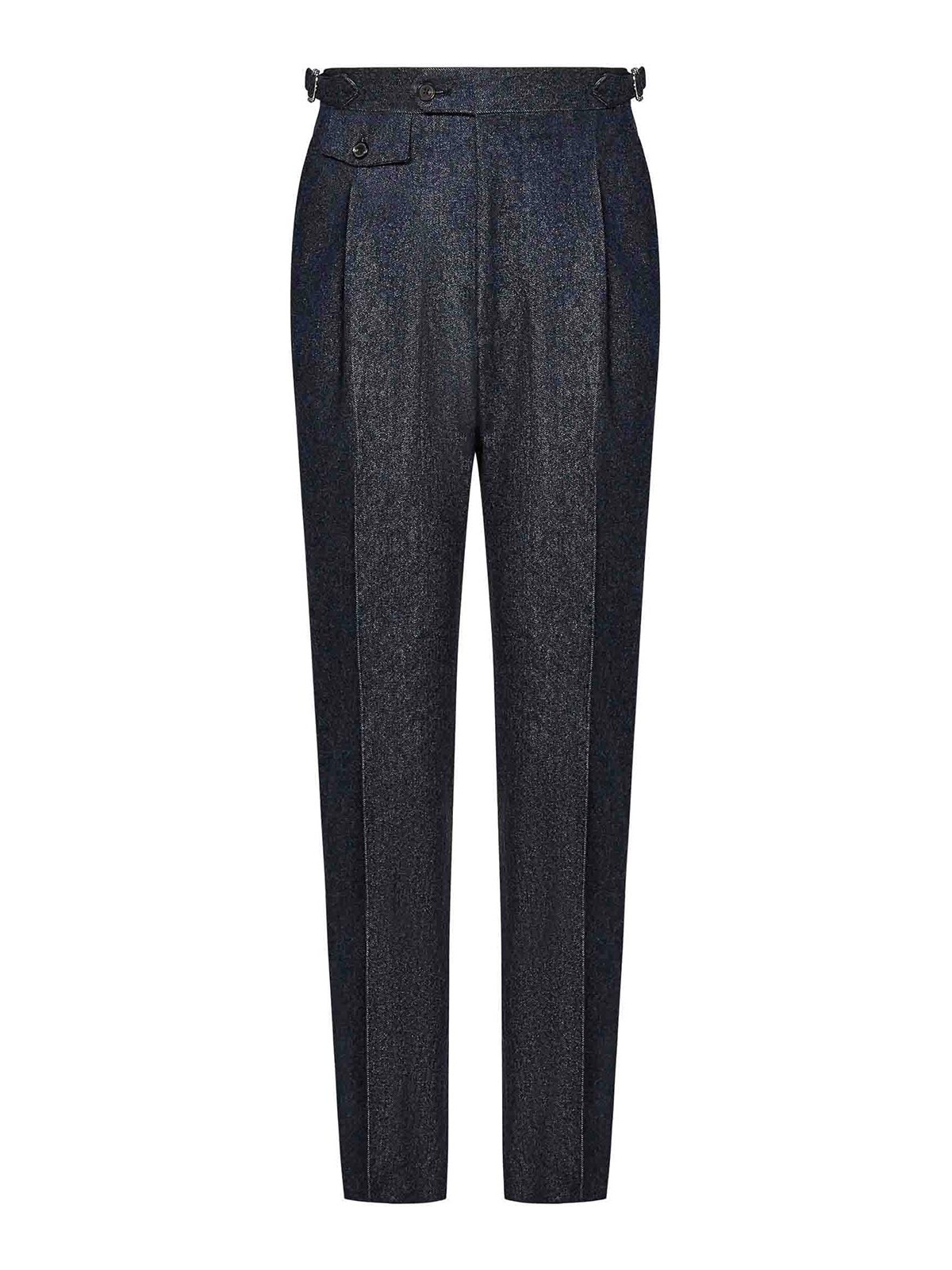 Denim Super 150S Merino Wool Trousers