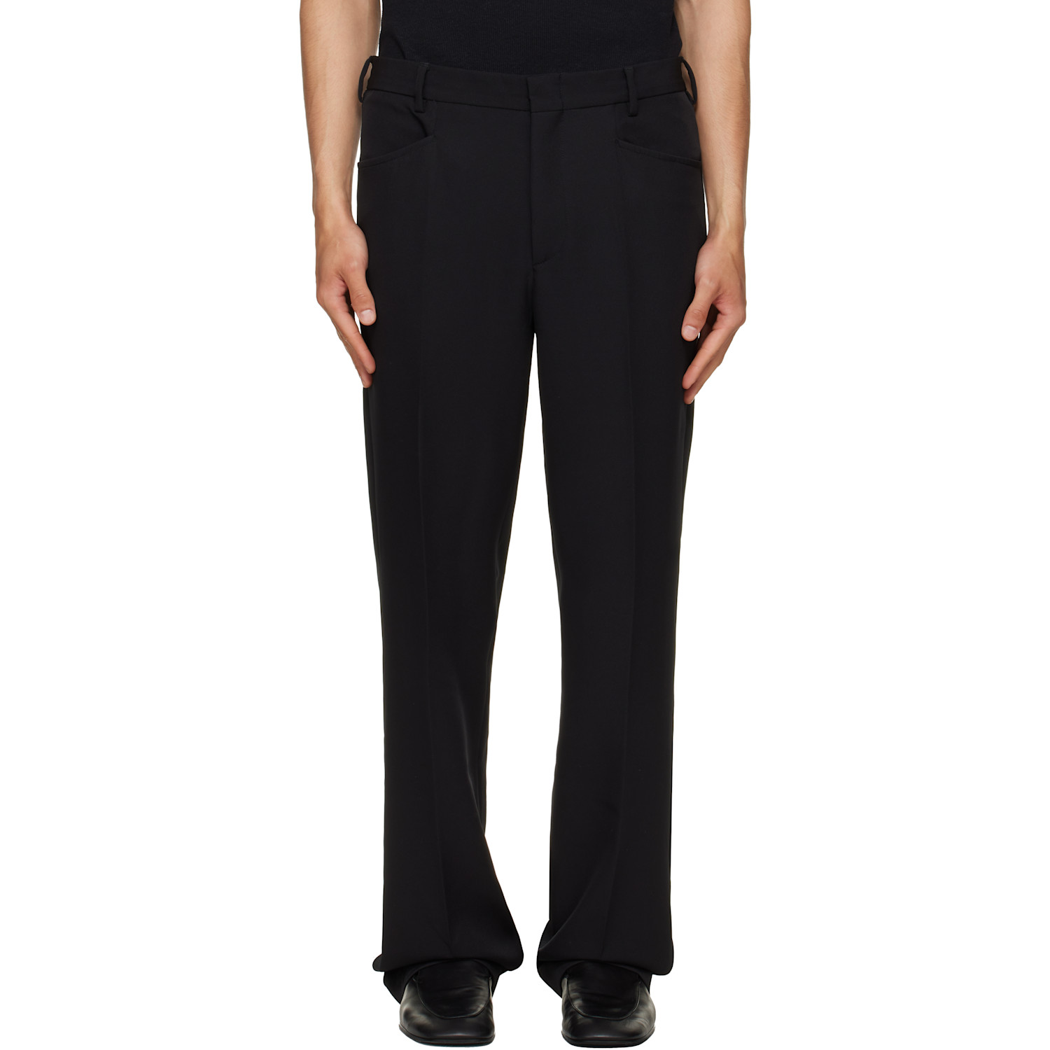 Black 'El Niño' Slim Trousers