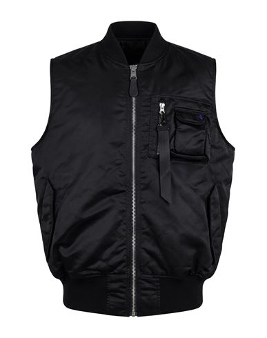 Man Vest Black Size L Nylon