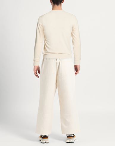 Man Sweater Cream Size 36 Cotton