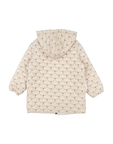 Caffé D'orzo Kid Girl Coat Beige Size 12 Polyester, Polyamide