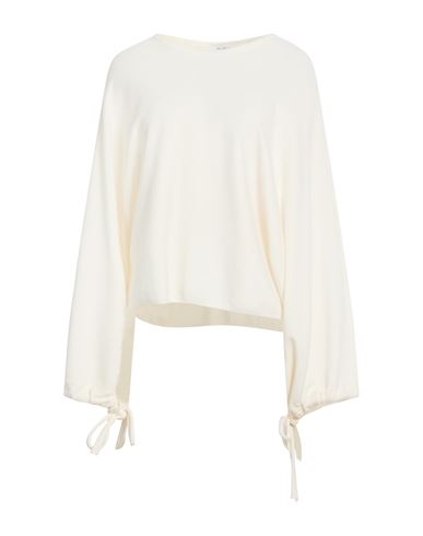 Woman Sweater Cream Size M Virgin Wool