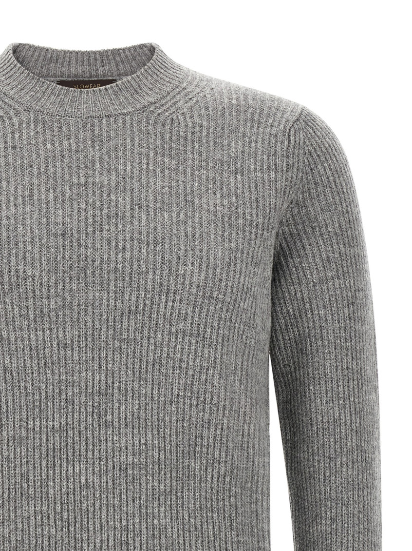 Zanone - crew neck knit sweater soft stretch